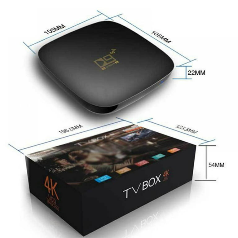 SMART TV BOX GHA/QUAD CORE/1GB/8GB/LAN/WIFI/HDMI/AV/CR/SPDIF/ANDROID/NEGRO