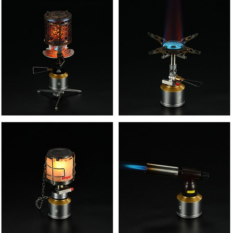 Lixada Mini Propane Camping Lantern Single Mantle Gas Light