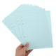 thumbnail image 3 of 100 hojas de papel rayado A5 de repuesto, 5 colores, 6 perforaciones, hojas sueltas para cuadernos rellenables, insertos para diarios y agendas, 3 of 7