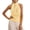 Yellow, variant on Women's Satin Halter Tank Tops Cute High Mock Neck Backless Cami Open Back Camisole Going out Tops Yellow L