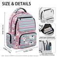 thumbnail image 7 of Jeiento Kids School Backpack, 17 Inch Large Capacity Water-Resistant Polyester Daypack, Cartoon Cat Backpack for Elementary Girls Boys, Back to School Gift Suitable for Travel Hiking, 7 of 7