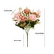 thumbnail image 3 of Flores simuladas, rosas, flores falsas, paquete para bodas, decoración del hogar, hotel, flores artificiales, adornos decorativos., 3 of 6