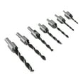 thumbnail image 1 of Countersunk Drill Bit, Wood Countersunk Drill Bit Wear Resistance Strong Replacement 3-10mm High Speed Steel  For Hand Drills, 1 of 8