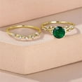 thumbnail image 6 of APIPEE 2pcs Wedding Ring Sets Couples Engagement Rings Women and Men 925 Sterling Silver AAA Cubic Zirconia Jewelry, 6 of 7
