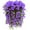 Purple, variant on OAVQHLG3B Artificial Hanging Flowers, Fake Hanging Plants Colorful Orchid Flower Bouquet for Wall Home Room Garden Wedding Indoor Outdoor Decoration
