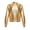 Gold, variant on Girls Boys Metallic Bomber Jacket Juniors Long Sleeve Bronzing Coat Outerwear for Hip Hop Jazz Dance Gold 6