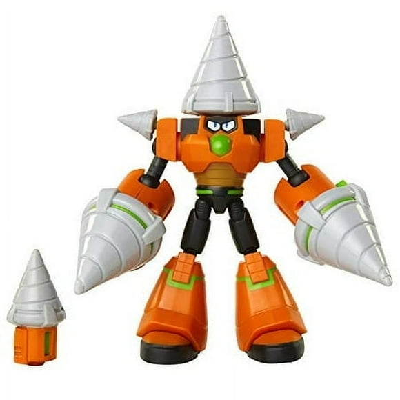 Mega Man Fully Charged 7 Inch Action Figure | Deluxe Drill Man