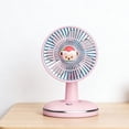 thumbnail image 6 of YiJuHui USB Rechargeable Desktop Fan, Portable Small Personal Fan with 3 Speeds, Quiet Cooling Fan for Office Desk Dorm Room Home Travel, Battery Operated Mini Fan with USB Charging, 6 of 6