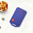thumbnail image 6 of Collapsible Silicone Cutting Board, 9.45 x 5.51in Portable Chopping Block, Space Saving Food Prep Mat for Camping Travel Picnic Needs, 6 of 8