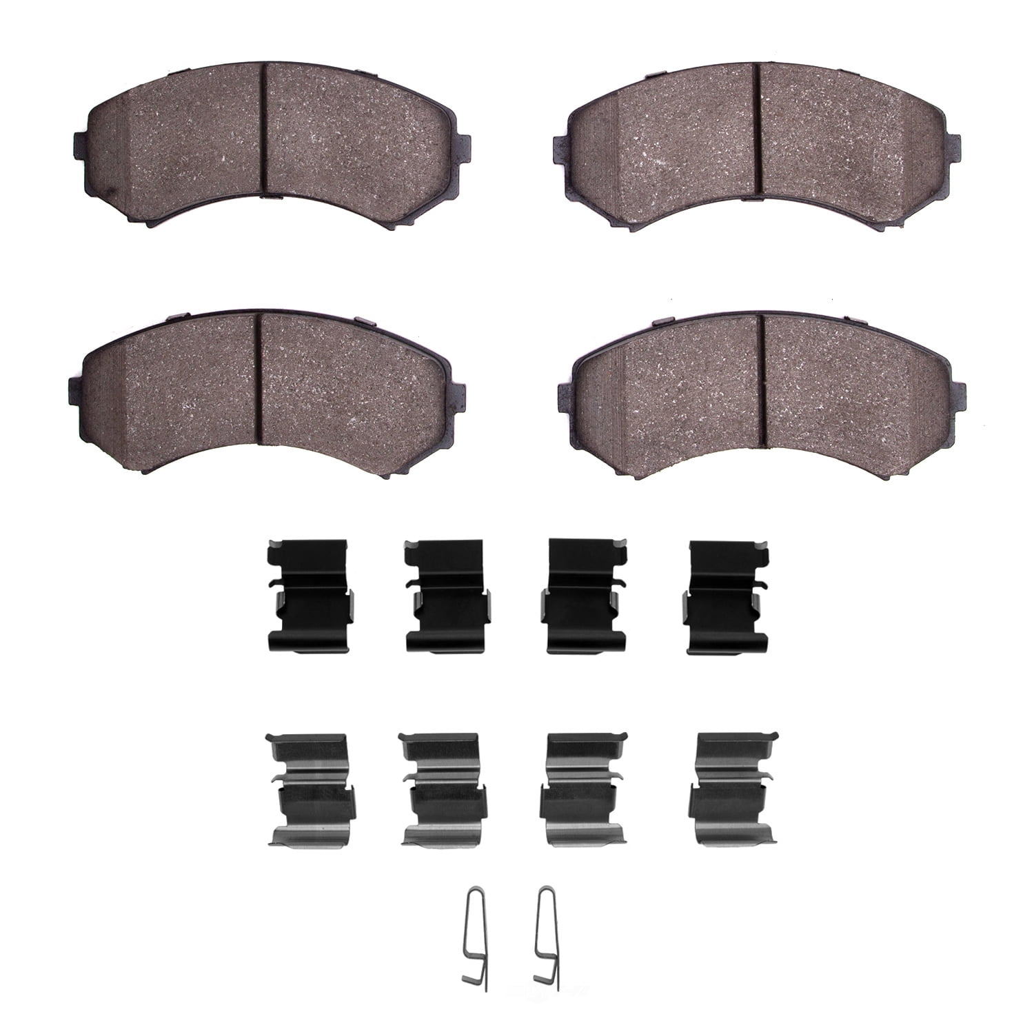 Dynamic Friction Company 1551-0867-01 DFC 5000 Advanced Brake Pads - Ceramic and Hardware Kit - OE