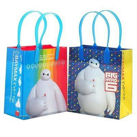 12PCS Disney Big Hero 6 Goodie Party Favor Gift Birthday Loot Bags
