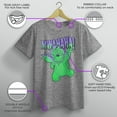 thumbnail image 3 of Boy's Lilo & Stitch Mwahaha Halloween Horror Performance Graphic Tee Charcoal Heather Large, 3 of 9