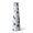 Geometric Hexagon White Pattern, variant on Geometric Wave Blue Pattern Cola Shaped Water Bottle 1 Pack, Vacuum Insulated Portable Thermal Water Bottle 360° Seamless Print Gifts Ideas for Teens Adults Office Workers Teachers