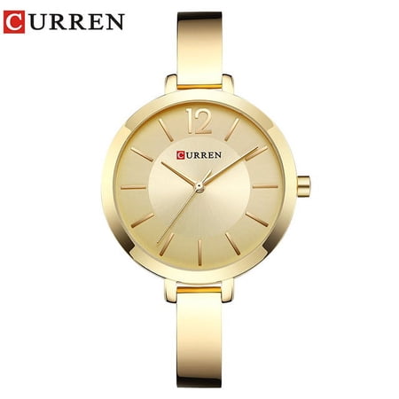 Curren Fashion Gold Women Watches Stainless Steel Ultra Thin Quartz Watch Woman Romantic Clock Women's Watches Montre Femme - Quartz Wristwatches