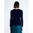 thumbnail image 5 of Free Assembly Women's and Women's Plus Cashmere Sweater with Long Sleeves, Sizes XS-4X, 5 of 7