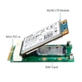 thumbnail image 6 of PCIE to PCIE Adapter with Card Slot for 3G WWAN LTE Card Clamshell Card Holder for Laptop Desktop, 6 of 7