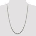 thumbnail image 2 of 925 Sterling Silver 4.5mm Close Link Flat Curb Chain 22 Inch, 2 of 5