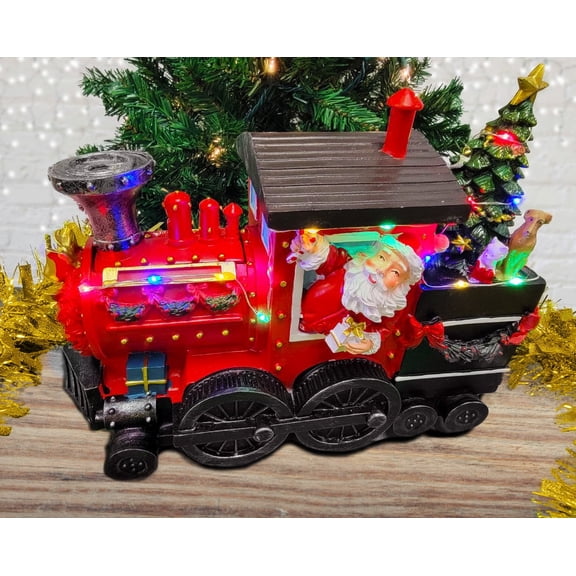 Wizardi Christmas Train Decoration. Christmas Village F07M3-6-FQ22026
