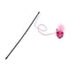 thumbnail image 2 of Juguete interactivo para gatos de 57 cm con cuerda y plumas para cachorros de interior. Rosado, 2 of 9