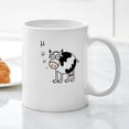 thumbnail image 3 of CafePress - Cow Goes Moo Greek Mu Funny Math Teacher Mugs - 11 oz Ceramic Mug - Novelty Coffee Tea Cup, 3 of 4