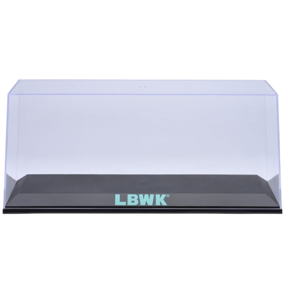 Vitrine de Collection avec Base en Plastique Noir et Logo Vert "LBWK" pour Modèles Réduits à l'Échelle 1/18-1/24 par Autoart