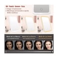 thumbnail image 3 of Espejo De Maquillaje Led De 3 Niveles Recargable Usb BLANCO, 3 of 4