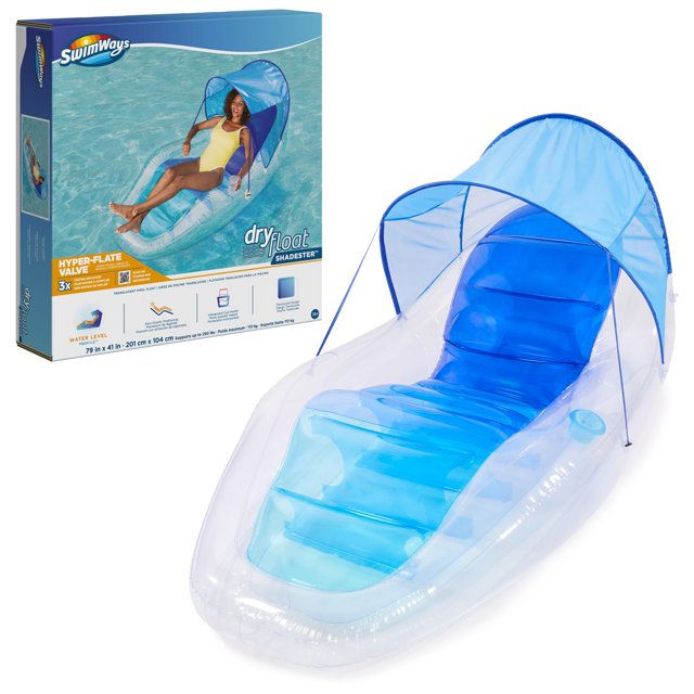 Sombreador seco con toldo para adultos Pool Float Swimways