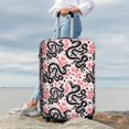 thumbnail image 4 of Uemuo Black Snake Printed Washable Luggage Cover - Fashion Suitcase Protector Fits 18-32 Inch Luggage -Medium, 4 of 9