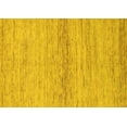 thumbnail image 1 of Ahgly Company Machine Washable Indoor Rectangle Abstract Yellow Modern Area Rugs, 3' x 5', 1 of 4