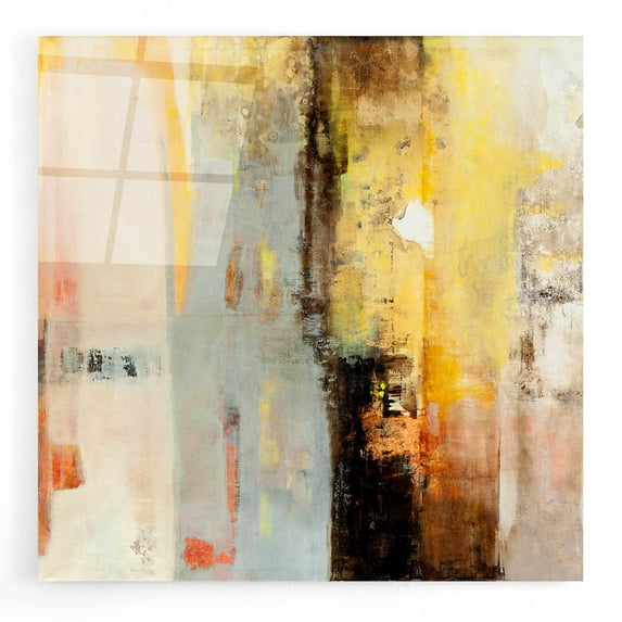Epic Art 'Serie Caminos #45' by Ines Benedicto, Acrylic Glass Wall Art, 12"x12"