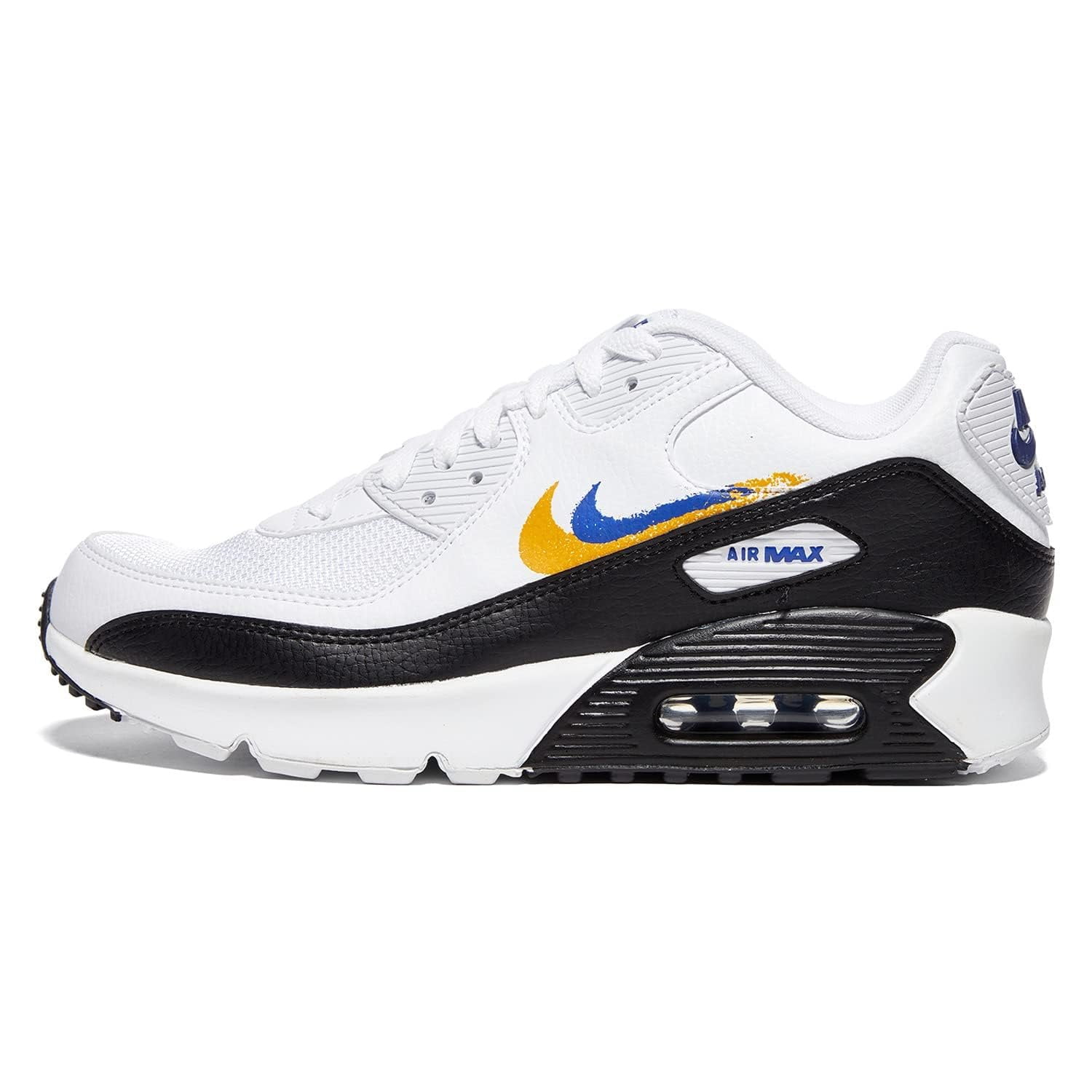 Nike Air Max 90 LTR Big Kids' Shoes Color: White/Bright Spruce