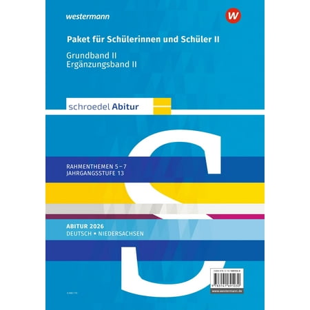 Karin Cohrs Schroedel Abitur - Ausgabe für Niedersachsen 2026: Schülerpaket II zum (Paperback)