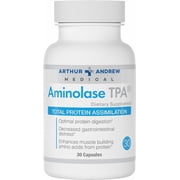 Arthur Andrew Medical, Aminolase TPA, Total Protein Assimilation, Optimal Protein Absorption and Decreased Gas and Bloating, Vegan, Non-GMO, 30 Capsules