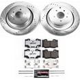 thumbnail image 3 of PowerStop Rear Z26 Street Warrior Carbon-Fiber Ceramic Brake Pad and Drilled and Slotted Rotor Kit Fits: INFINITI Select Models K5861-26, 3 of 9