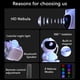 thumbnail image 5 of Riwesomey Proyector de cielo estrellado con astronautas, luz nocturna, decoración de habitación, dormitorio Artesanía Cohete, 5 of 6