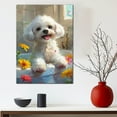 thumbnail image 5 of Bichon Frise Dog Bathroom Decor - Funny Bathroom Decor Wall Art, Dog Bathroom Wall Art and Animal Poster, Dog Bathroom Signs and Funny Bathroom Art UNFRAMED, 5 of 6