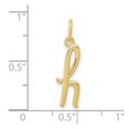 thumbnail image 2 of 10k Yellow Gold Letter H Initial Charm Pendant Necklace for Women - .2 Grams, 2 of 2