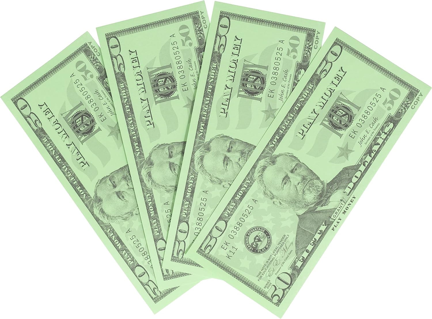 $50 Bills, Set of 50