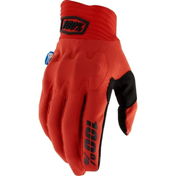 100% Cognito fits Smart™ Shock Gloves (Large, Red)