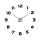 thumbnail image 5 of Reloj de Pared Zulema Superficie de Espejo Acrílico 3D Negro Decorativo de Cuarzo, 5 of 8