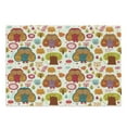 thumbnail image 1 of Fall Cutting Board, Vintage Ornate Large Eyed Nocturnal Animal Owls on the Background Print, Decorative Tempered Glass Cutting and Serving Board, Large Size, Multicolor, by Ambesonne, 1 of 1