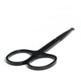 thumbnail image 2 of Eyelash Grooming Scissors, Eyebrow Comb, Small Size Black Stainless Steel Face Hair For Trimming Eyebrow Eyelash Lip Hair, 2 of 5