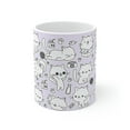 thumbnail image 4 of BeABetterHumanStore Cool Coffee Cat Dad Mug Ceramic Designer Cups 11oz Gift Dishwasher Safe, 4 of 12