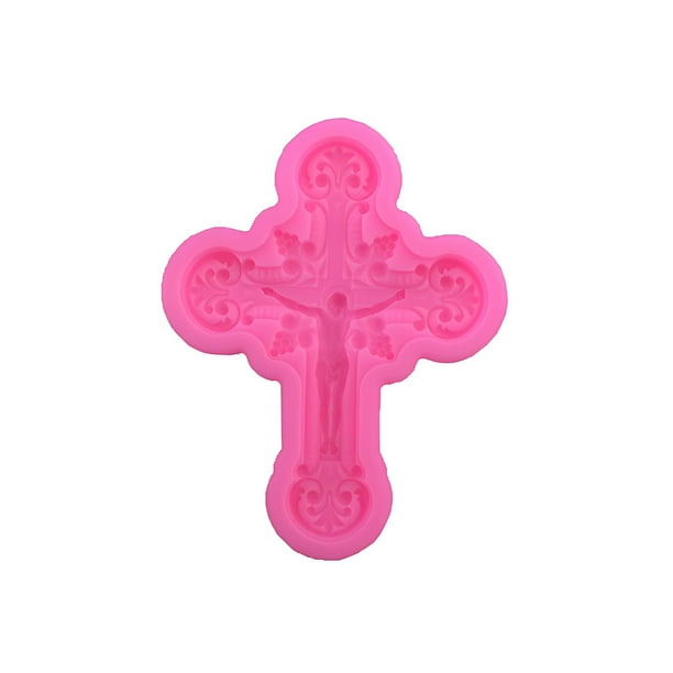 Bearachild Molde de silicona para Fondant Jesús de autoensamblaje, herramientas de resina líquida para hornear, molde de Chocolate para cocinar, Herramientas y accesorios para hornear Bearachild HA075118-01