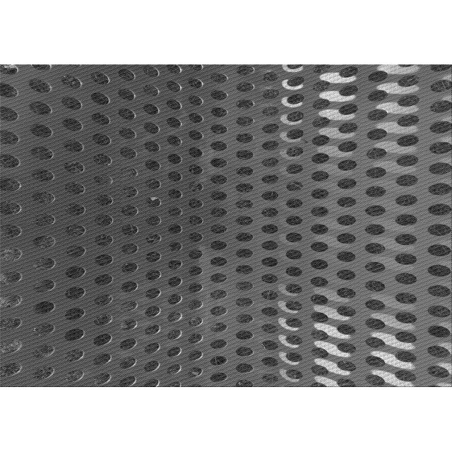 Ahgly Company Machine Washable Indoor Rectangle Transitional Platinum Gray Area Rugs, 3' x 5'