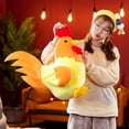 thumbnail image 5 of LIWEN Adorable Cartoon Chick Plush Toy Gift - Bright Color, Smooth Touch & Fine Texture, Fully Filled Animal Sleeping Pillow Bedroom Supplies, 5 of 8