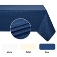 thumbnail image 7 of Sevenstars Rectangle Tablecloth Nazy Blue Fabric Table Cover Jacquard Swirl Pattern for Kitchen Dinning, 60" x 84", 7 of 7