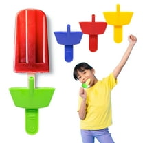 TidyPop Drip Free Popsicle Holder 4-Well Built in Straw Reusable Plastic