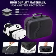 Large Carrying Case for Meta Quest 3/ Quest 3S with Battery Strap, for BOBOVR S3 PRO Elite Head Strap, VR Storage Bag for Oculus Quest 3 Headset, Quest 3S Controllers, Adapter and Other Accessories
