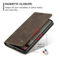 thumbnail image 5 of CaseMe Leather for Samsung Galaxy A34 Case, Flip Wallet Leather Case with Card Holder Magnetic Closure Shockproof Kickstand Protective Phone Cases Cover for Samsung Galaxy A34 6.6-inch,Coffee, 5 of 12